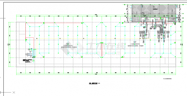 某地五千平厂房电气施工图CAD图纸-图二