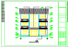 某地自建住宅楼建筑cad施工图-图一