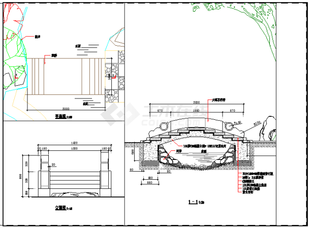 某特殊桥CAD详细完整设计施工图-图一