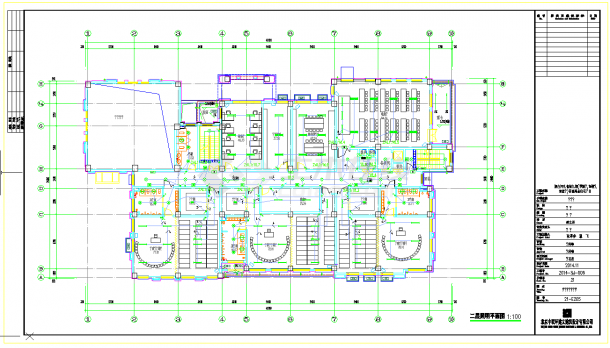某地住宅小区配套幼儿园电气施工图CAD图纸-图二