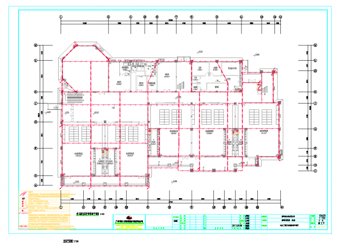 某地框架剪力墙结构幼儿园电气施工CAD图纸_图1
