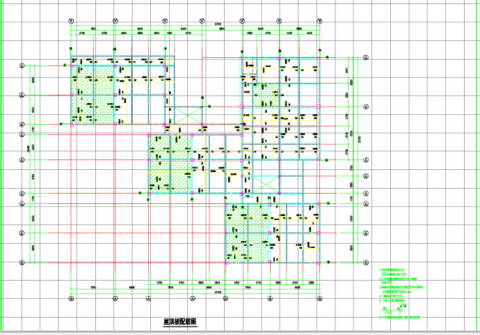 某地某三层幼儿园混凝土框架结构施工图CAD图纸_图1