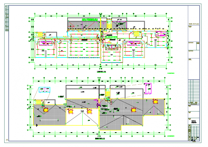 某地某社区中型幼儿园电气施工CAD图纸_图1