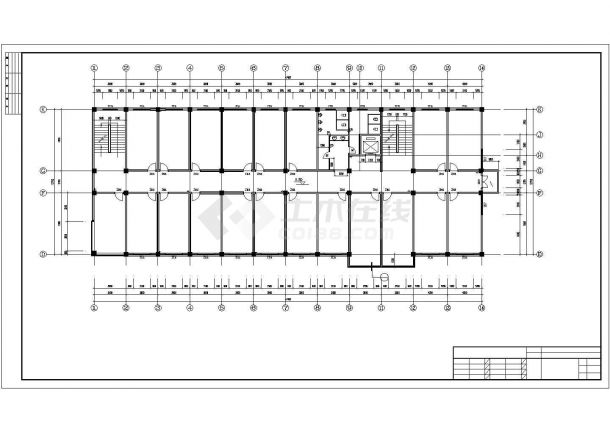 某工厂两层办公楼建筑设计施工图-图二