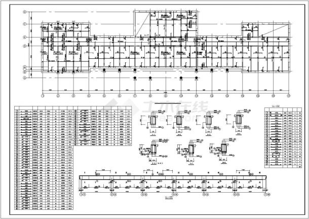 某五层办公楼建筑、结构建筑施工图-图一