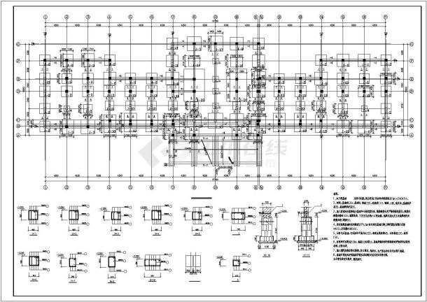 某五层办公楼建筑、结构建筑施工图-图二