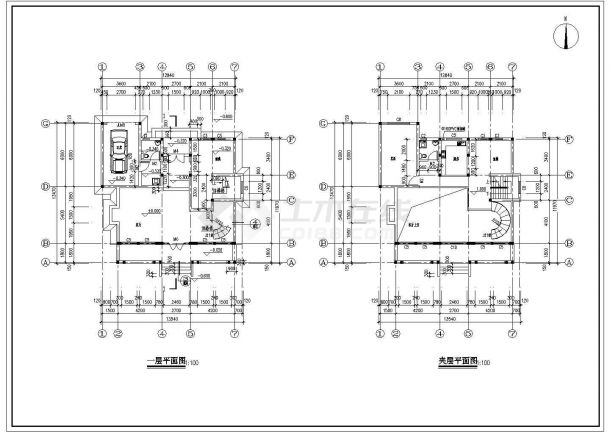 某200㎡二层中式风格别墅建筑施工图纸（含设计说明）-图二