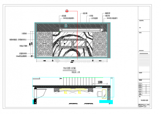 某地豪华欧式主题音乐会所设计施工图CAD图纸-图一
