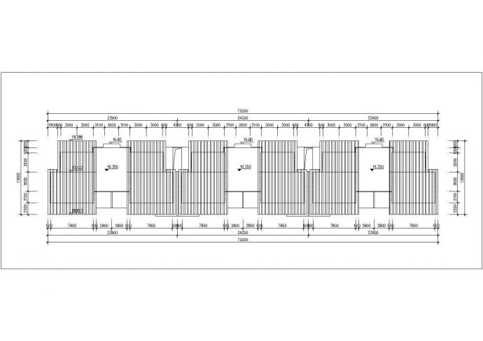衡阳市畅春苑小区6层砖混结构组合式住宅楼全套建筑设计CAD图纸_图1