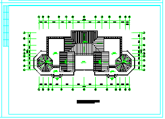 某办公别墅设计建筑cad施工图纸-图一