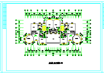 某办公别墅设计建筑cad施工图纸-图二