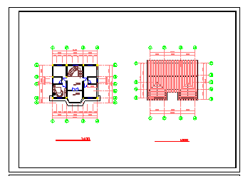 某自建别墅建筑设计cad施工图-图一