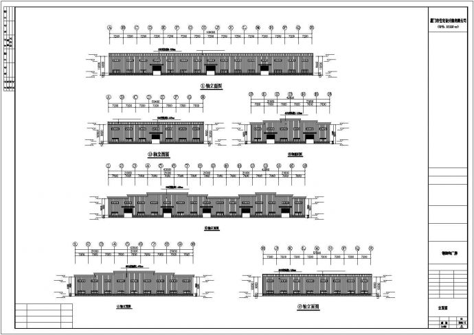 某产业园住宅钢结构工程设计施工CAD图纸_图1