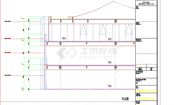 某地建筑阳台扶手做法节点详图施工CAD图纸-图二