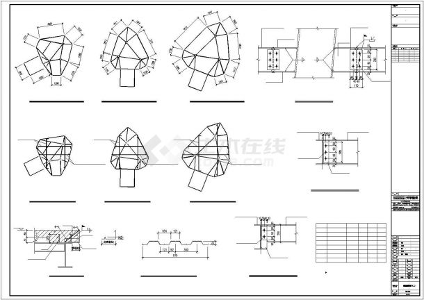 某产业园树屋建设项目设计施工CAD图纸-图二