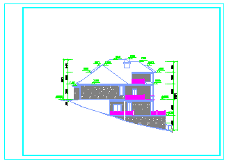 某地区多层别墅设计方案 cad图纸_图1