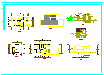 某多层别墅方案建筑设计施工图-图二