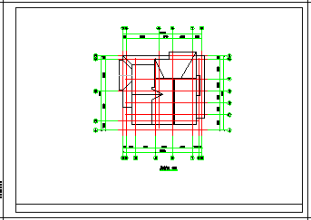 某多层经典别墅建筑设计cad图纸_图1