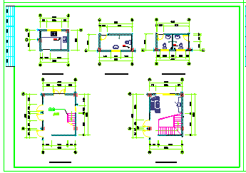 多层别墅建筑施工cad设计图_图1