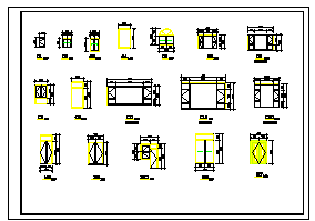 某地区多层别墅施工建筑cad设计图_图1