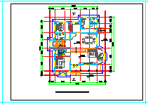 某地二层别墅方案建筑cad图纸-图一