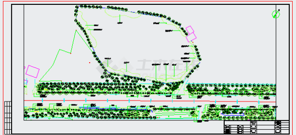 [安徽]城市道路生态涵养林绿化施工图设计-图二