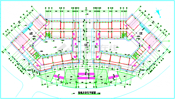 【贵州】某地六层框架结构职业技术学院建筑施工图-图一