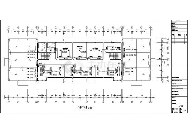 【扬州】某物流园四层办公楼空调设计cad图纸-图二