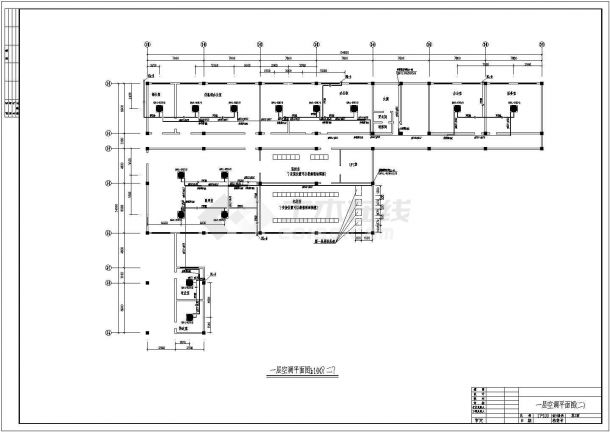 【海南】某二层综合楼空调设计cad图纸，共8张-图二