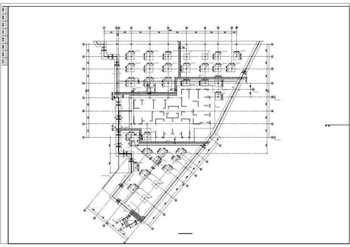 某大型车库地下室基础部分结构施工图_图1