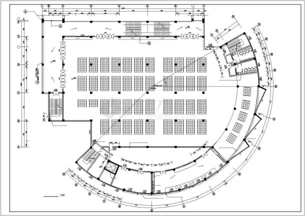 【四川】某学校食堂建筑施工设计图纸-图二