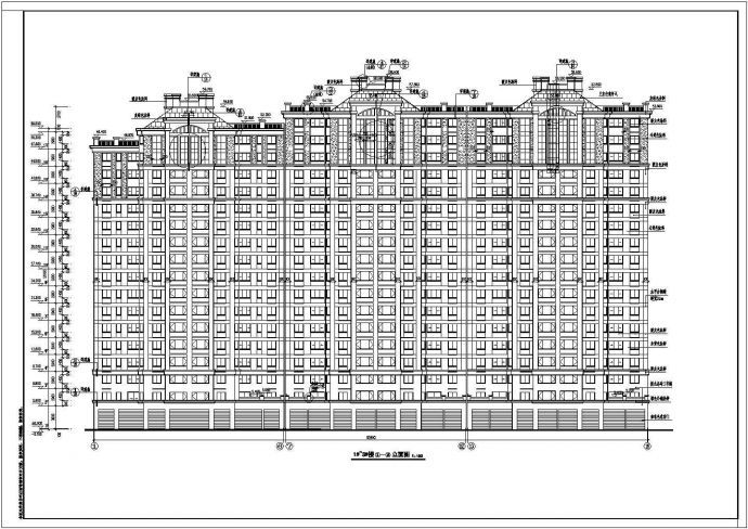 某十八层框剪住宅楼建筑设计施工图_图1
