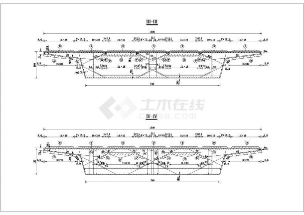 国道跨线分离立交桥梁设计图纸-图二