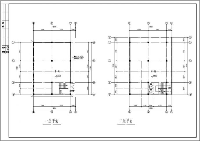 某五层框架结构综合楼结构设计施工图_图1