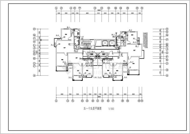 31层高层保障性住房给排消防施工图（附商建小学）-图二