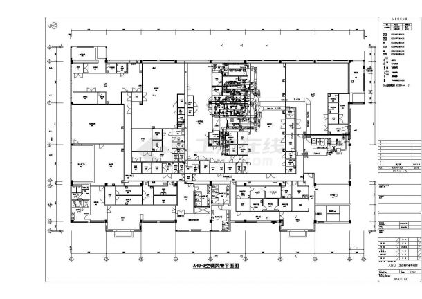 制药工厂空调规划布置CAD平面图-图二