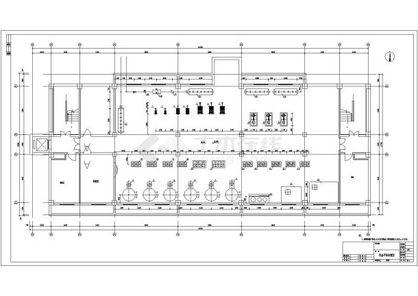 某地一热力站采暖设计CAD详图-图二