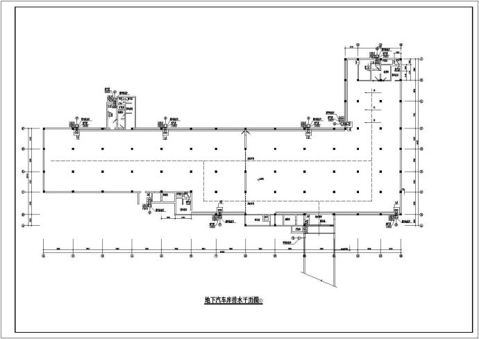 某地下车库（含人防）工程给排水设计施工图_图1