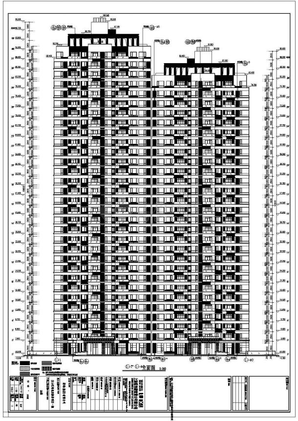 上海三十一层剪力墙结构住宅建筑设计施工图-图一