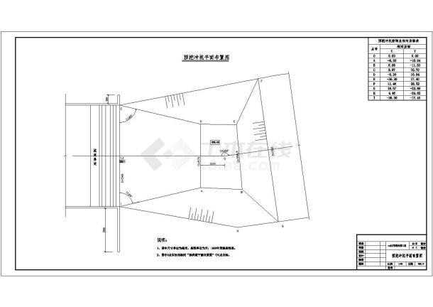 某水库除险加固溢洪道建闸设计图-图二