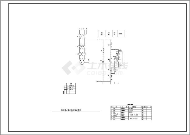一套齐全的常用水泵控制电路原理设计-图二