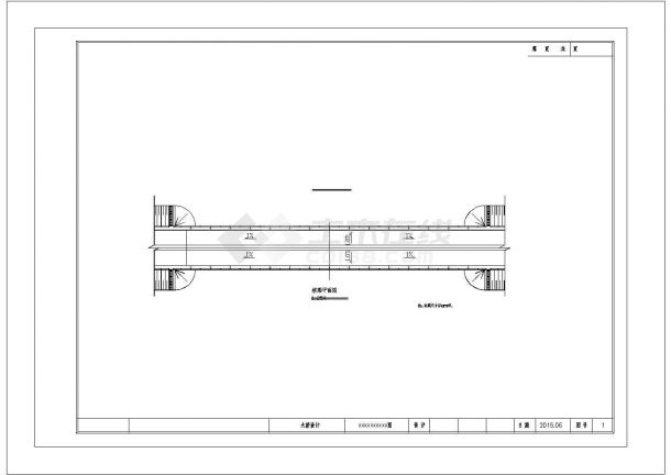 [毕业设计]25m预应力钢筋混凝土T梁桥设计套图（8张附大量计算书）-图二