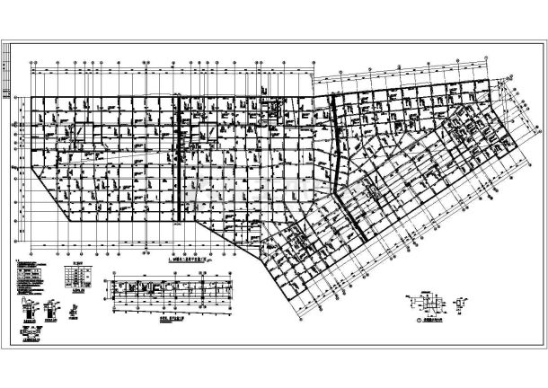 某项目大型地下室车库部分结构施工图-图二