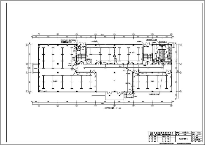 云南省某学校图书馆电气施工全套图纸_图1