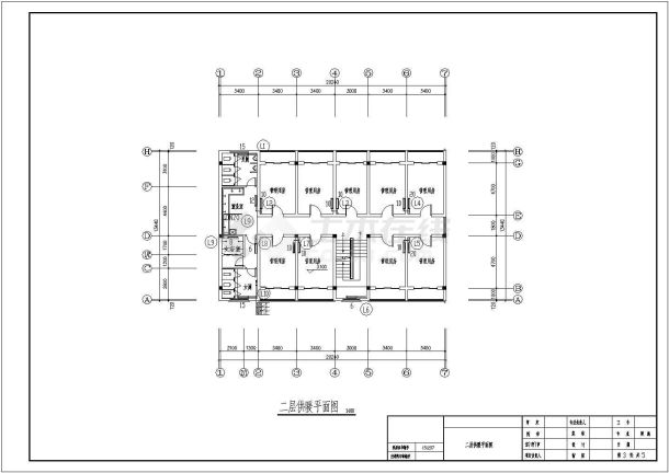 775㎡某地税局采暖空调设计施工图-图二