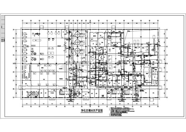 安徽某药厂空调通风图（共14张图纸）-图二