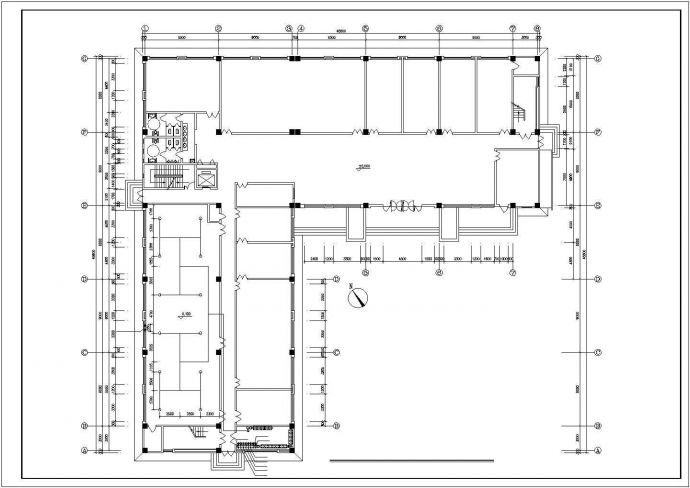 某四层大型设计院档案楼气体灭火设计图纸_图1