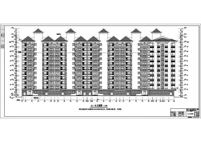 东莞市茶山镇11层剪力墙结构住宅建筑方案设计图纸_图1