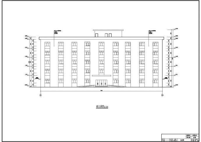 某地5层钢框架结构办公楼全套建筑及结构施工图_图1
