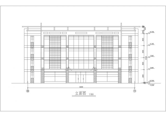 某大型车间厂房CAD设计_图1